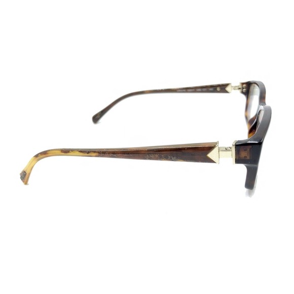 Prada VPR 07N AB6-1O1 Brown Tortoise Rectangle Eyeglasses Frames 53-17 140 Italy - Picture 4 of 12